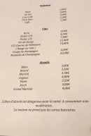 Carte et menu de La Fondue Chez papy à Saint Cyprien — Boissons, vins et alcools