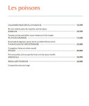 Carte et menu de La Tonnelle à Saint Cyprien — Les poissons