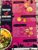 Menu Traiteur Coco Asiatique - La carte