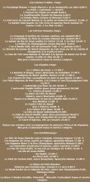 Menu A L'Abattoir - Les entrées, viandes