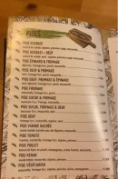 Menu Au Laurier - Pides