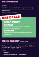 Menu Berliner Das Original - Les suppléments, menus enfants et  deals