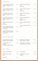 Menu Chez Yvonne - Les vins page 2