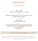 Menu Chez Yvonne - Menu winstub