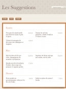 Menu Chez Yvonne - Suggestions