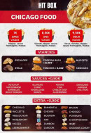 Carte et menu de Chicago food à Strasbourg — Hit box