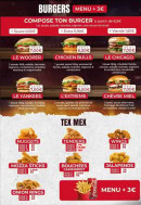 Carte et menu de Chicago food à Strasbourg — Burger personnalisé et tex mex