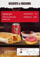 Carte et menu de Chicago food à Strasbourg — Les desserts et boissons