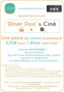 Menu Doo' - La formule dîner doo' et ciné