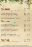 Menu Il Felice - Les vins