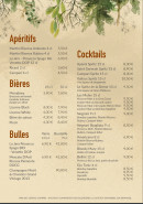 Menu Il Felice - Les apéritifs, cocktails et bières, ...