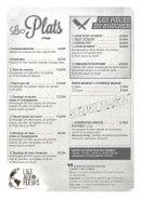 Menu L'Ile aux Fleurs - Les plats