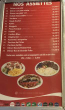 Menu La Corne D’or - Les assiettes
