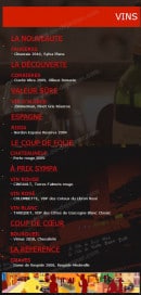 Menu Le Coco Lobo - Les vins