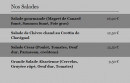 Menu Le Kuhn - Les salades