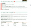 Menu Mailuk - Les burgers et bubble waffle
