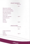 Menu O Porto - Vins suite