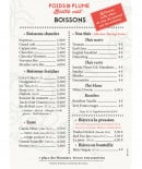 Menu Poids Plume - Les boissons 