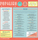 Menu Pop & Lino - Les pizzas, antipastis et salades