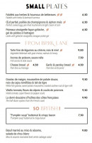 Carte et menu de The Drunky Stork Social Club à Strasbourg — Small plates, from brick lane et so british