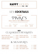 Carte et menu de The Drunky Stork Social Club à Strasbourg — Les cocktails