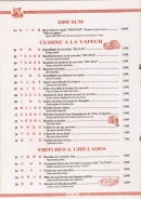 Menu Tong Yuen - La cuisine à la vapeur, les fritures ...