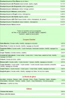 Carte et menu de Ristorante Pizzeria Da Pino à Reichshoffen — Les viandes suites, les coupes glacées, le boule de glace et le gateau