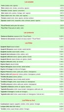 Carte et menu de Ristorante Pizzeria Da Pino à Reichshoffen — Les salades, les poissons et les pâtes