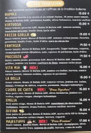 Carte et menu de La Bella Flamm’s à Duppigheim — Pizza traditionnelle