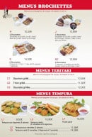 Menu Wafu - Menus brochettes