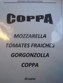 Menu Franck Pizza - Pizza coppa