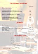 Menu A La Rose - Pour commencer agréablement, salades et tartes flambées 