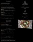 Carte et menu de La Tavola d'Italia à Kutzenhausen — Les pizzas, viandes et poissons, ...