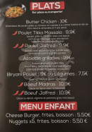 Menu Food Corner - Les plats et menu enfant