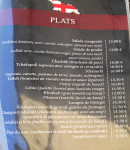 Menu Irina - Les plats