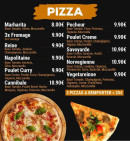 Menu O'Tasty - Les pizzas