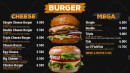 Menu O'Tasty - Les burgers