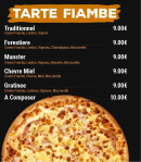 Menu O'Tasty - Les tarte