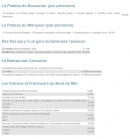 Carte et menu de Taverne de Saint Malo à Schiltigheim — Les plateaux, les poissons,........