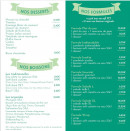 Menu la petite pause (Lingolsheim) - Carte été 2021 Les desserts, boissons, formules