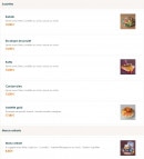 Menu Snack Gold - Les assiettes et menus enfant