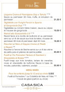 Carte et menu de Sica Les Spécialistes du Made in Italy à Mundolsheim — Les plats et menu enfant