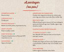 Menu Au Bureau - A partager