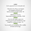 Carte et menu de Au Relais des Oliviers à Haguenau — Les entrées
