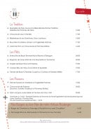 Menu Chez Ernest - Les plats et viandes