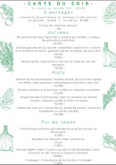Carte et menu de L'Atelier des Sommelières à Haguenau — Carte du soir