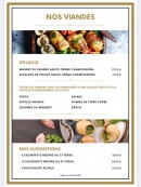 Carte et menu de L’ Atelier Steakhouse à Haguenau — Les viandes suite