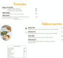 Menu La Brunchoise - Les formules  week -end et délices sucrées