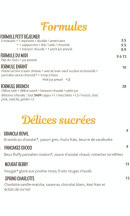 Menu La Brunchoise - Les formules de la semaine et  délices sucrées de la semaine