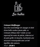 Menu Moon - Les bulles